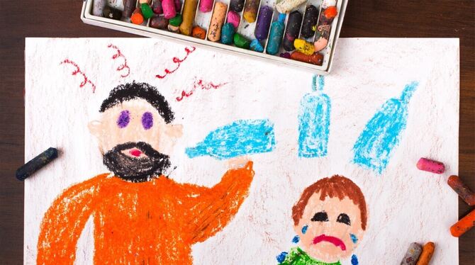 Kinder leiden am meisten unter der Suchtkrankheit ihrer Eltern.