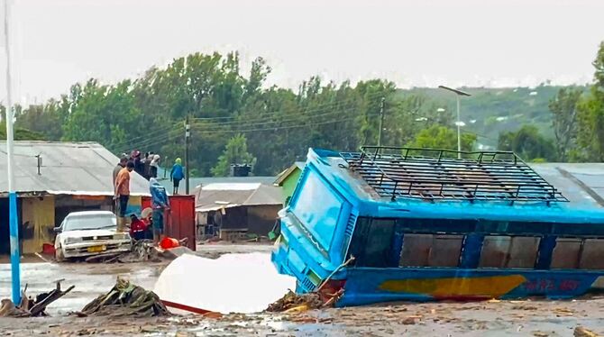 Überschwemmungen in Katesh