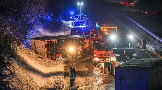 Verkehrsunfall auf der A7 Verkehrsunfall auf der A7