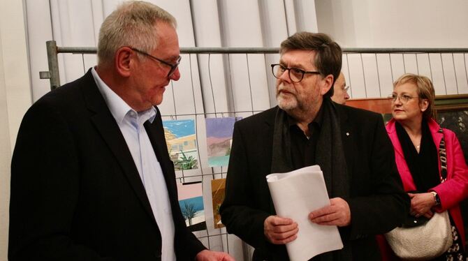 Eckhard Raisch (links) und Wilfried Thron haben viel Arbeit in die Vorbereitung und Organisation der Benefizaktion gesteckt.