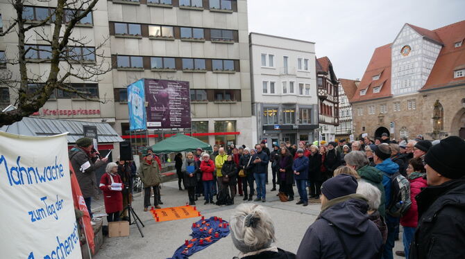 Alle Menschen haben das Recht auf Leben, Freiheit und Sicherheit der Person, sagten die Kundgebungsteilnehmer gestern.