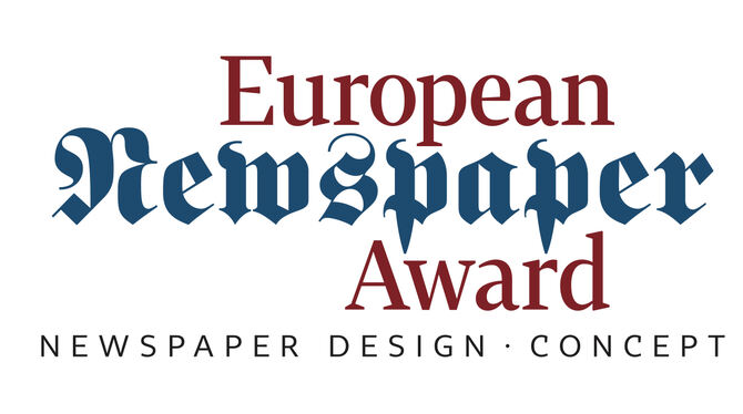 Das Logo des European Newspaper Award.