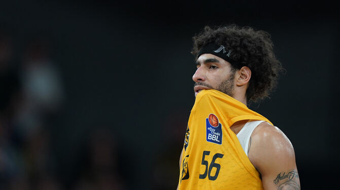 Bundesliga, lno, hsh Trotz seiner 17 Punkte Luft nach oben: Tigers-Spielmacher Jhivvan Jackson.