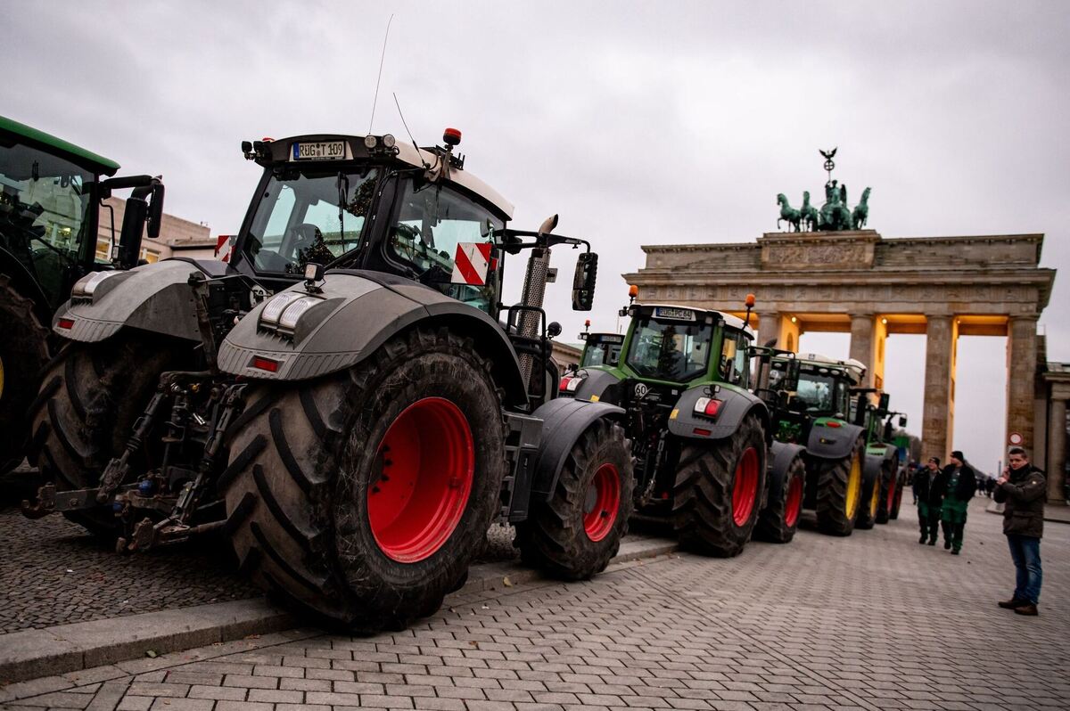Protest der Landwirte