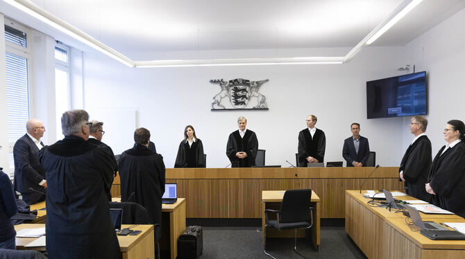 Das Landgericht Stuttgart verhandelt gegen Stuttgarter Klinik-Mitarbeiter.  FOTO:LICHTGUT/RETTIG
