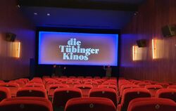 Kino Blaue Brücke in Tübingen. Wiederereröffnung am 27. Dezember 2023.