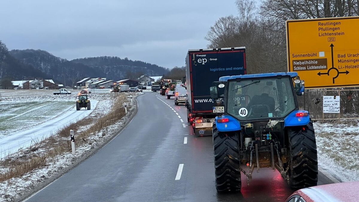 So liefen die Bauern-Proteste in Reutlingen und der Region - Reutlingen - Reutlinger  General-Anzeiger 