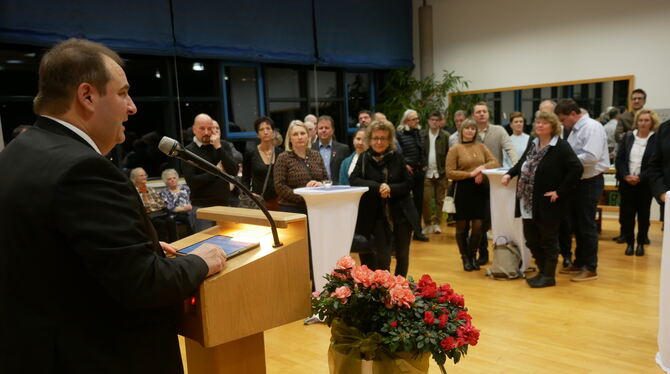 Beim Neujahrsempfang der Reutlinger Kreishandwerkerschaft führte Kreishandwerksmeister Steffen Mohl (links) viele Probleme auf -