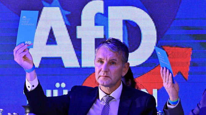 Längst geben völkische Nationalisten wie der thürinische AfD-Landeschef Björn Höcke den Ton in der Partei an. Sie träumen von ei