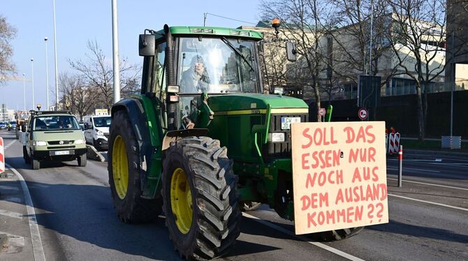 Bauernprotest - Stuttgart