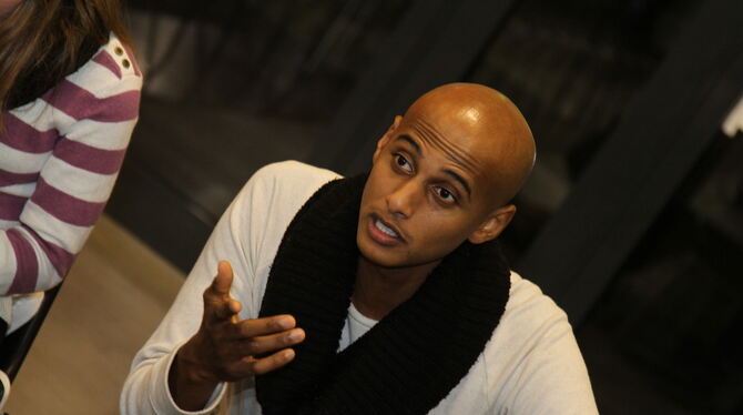 Tedros Teclebrhan flüchtete mit seiner Mutter und seinen Geschwistern aus Eritrea nach Deutschland.