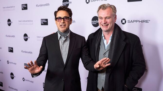 Robert John Downey Jr. + Christopher Nolan