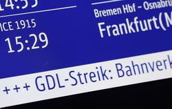 GDL-Streik bei der Bahn