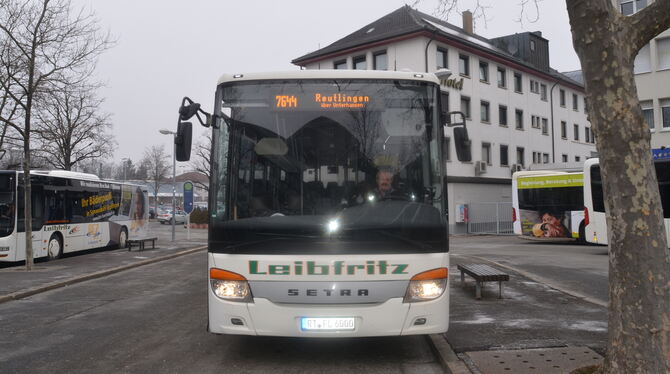Wie ist die Lage im ÖPNV im Kreis Reutlingen? Auf Strecken im ländlichen Raum, wie der Linie 7644, ist oft nicht viel los, beric