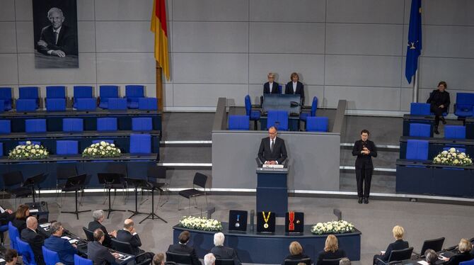 Trauerstaatsakt für Wolfgang Schäuble - Bundestag