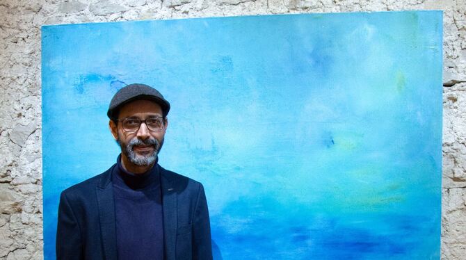 Imed Ben Tahar stammt aus Tunesien und lebt schon viele Jahre in Tübingen. Eine Ausstellung mit seinen Bildern ist jetzt im The
