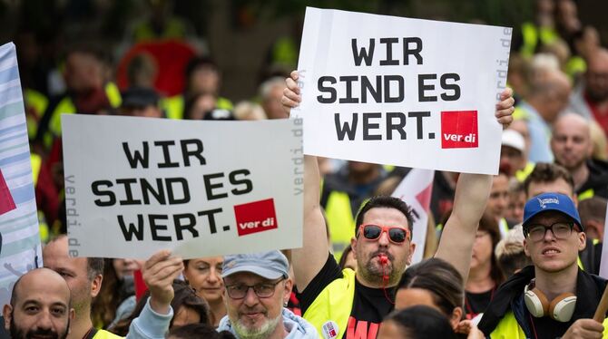 Verdi-Warnstreik in Berlin