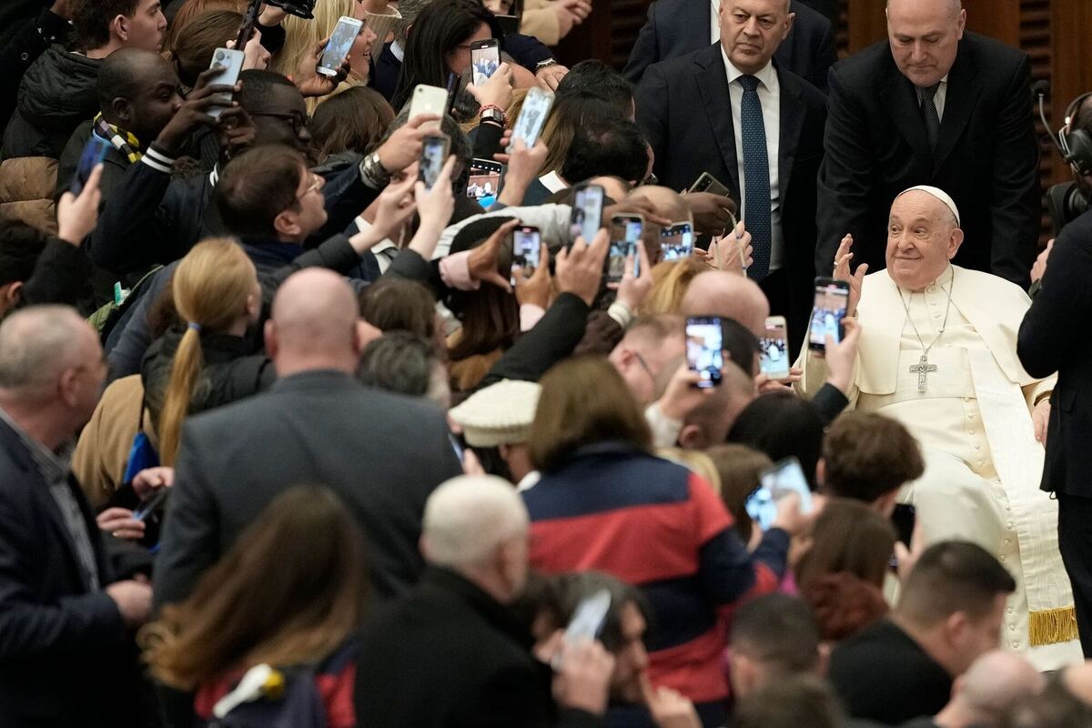 Gläubige im Vatikan Gläubige im Vatikan