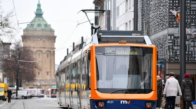 Straßenbahn in Mannheim
