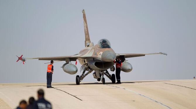 Israelischer F-16 Kampfjet