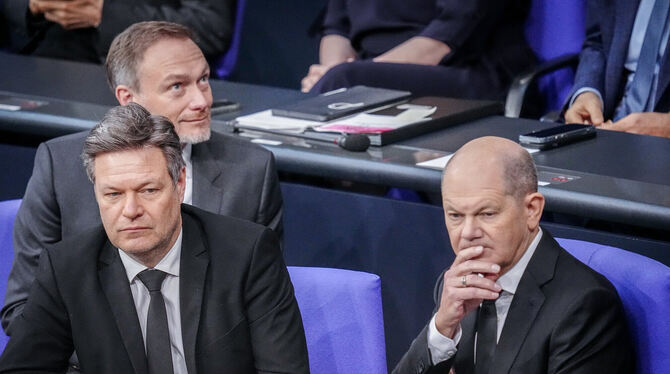 Neue Eintracht: Robert Habeck (Grüne) und Christian Lindner (FDP) hatten in den ersten Ampel-Jahren oft Streit. Das soll sich nu