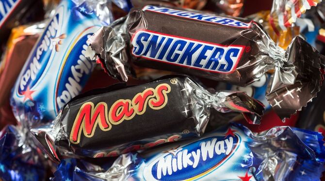 Mars, Snickers und Milky Way