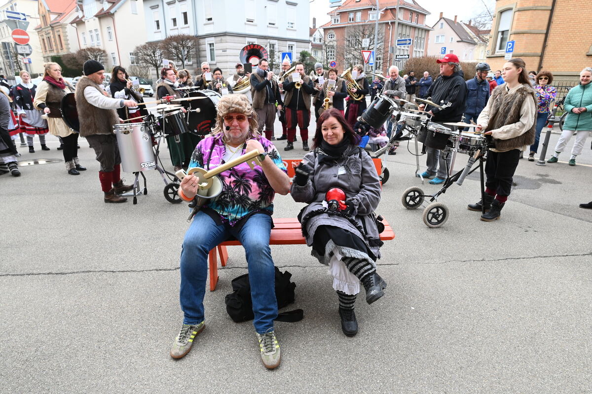 Sturm auf das Reutlinger Landratsamt.