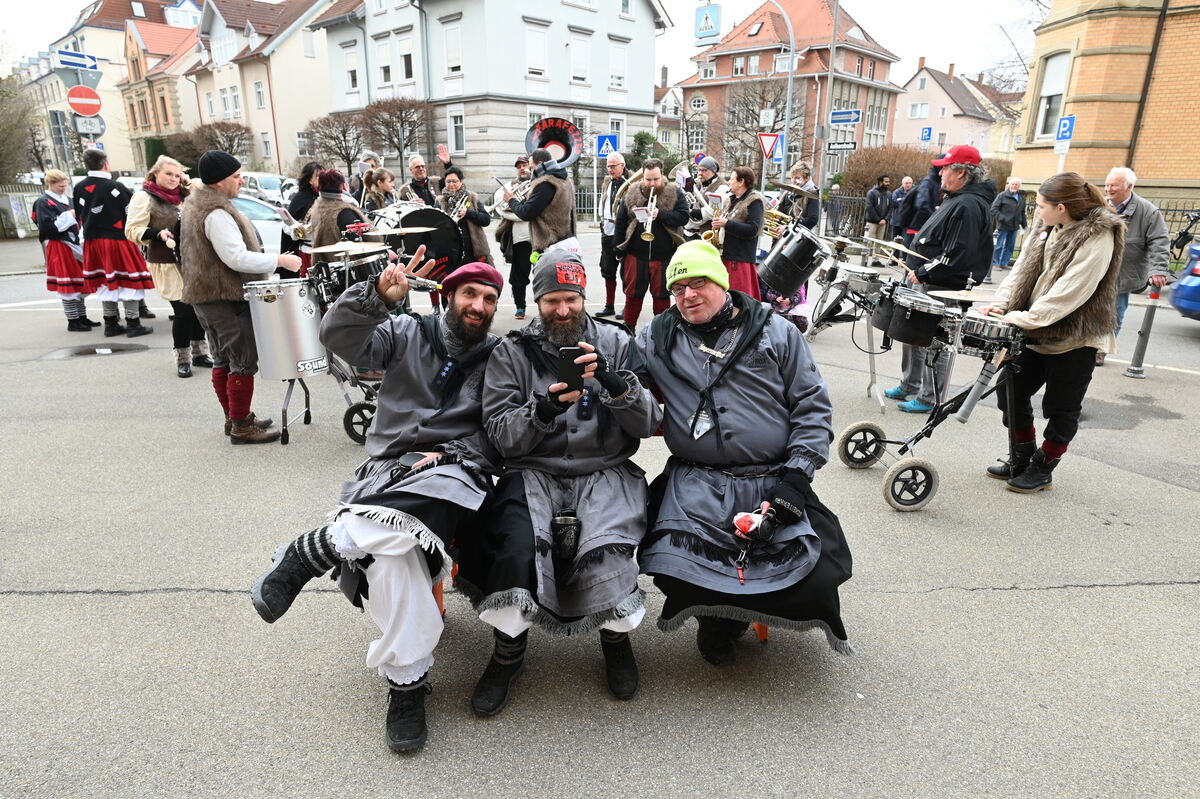 Sturm auf das Reutlinger Landratsamt.