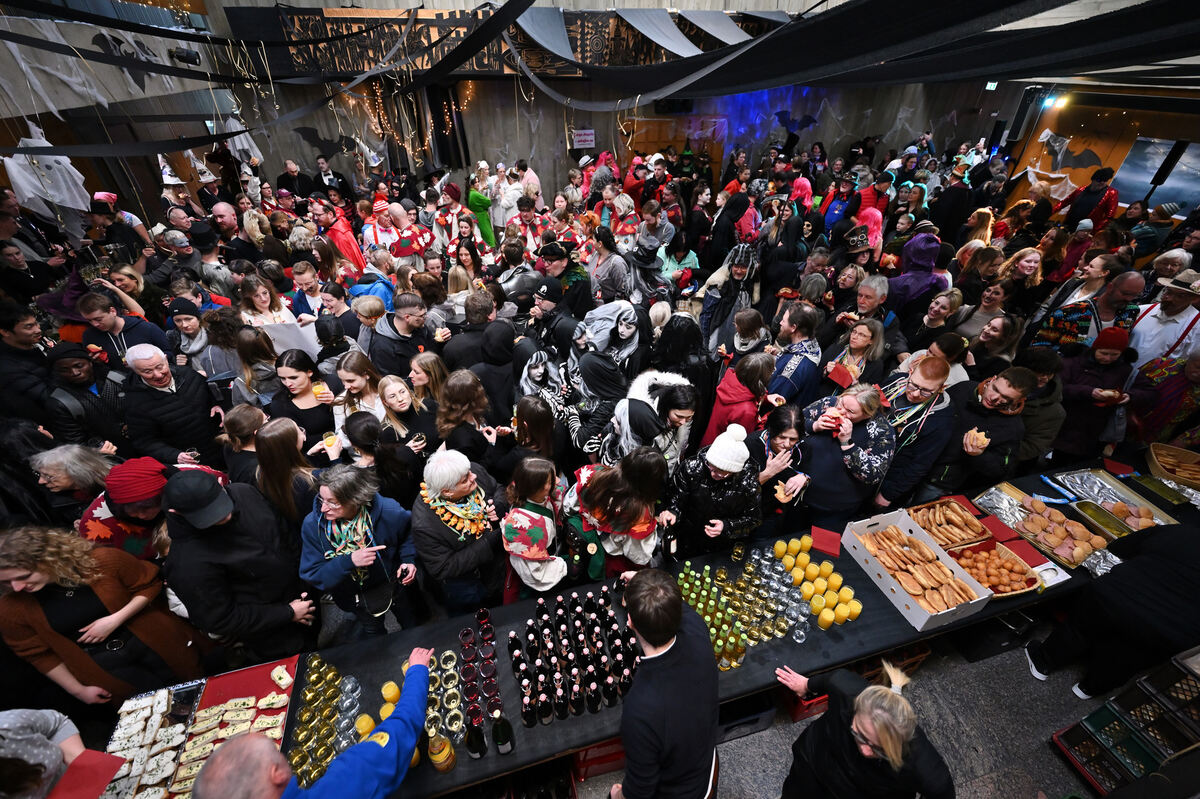 Rathaussturm in Reutlingen.