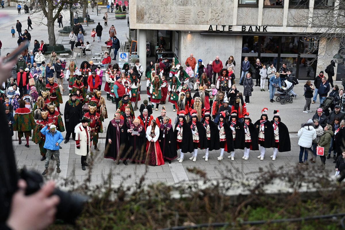 Rathaussturm in Reutlingen.
