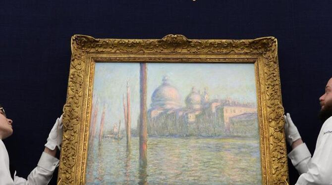 Claude Monets Gemälde »Le Grand Canal« brachte bei Sotheby's 31 Millionen Euro. Foto: Andy Rain