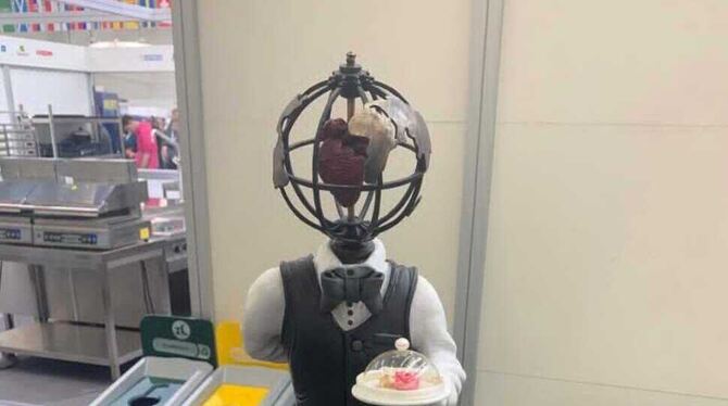 Das Schaustück der deutschen Nationalmannschaft, das die Reutlinger Konditorin Hélène Kegler für die Olympiade der Köche gemacht