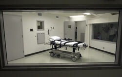 Blick in Alabamas Kammer für Hinrichtungen mit tödlicher Injektion in der Justizvollzugsanstalt. 