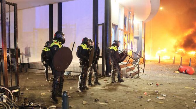 Unruhen in Den Haag