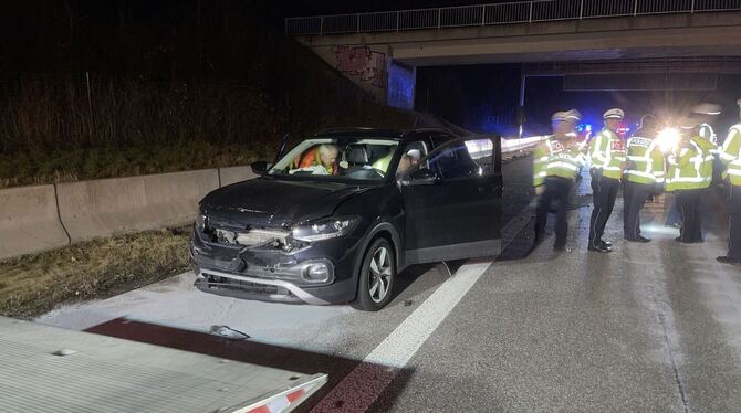 Unfall mit 5 PKW auf der A81