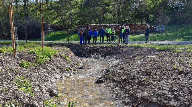 Der Weiherbach gehört zu den Zuflüssen der Steinlach und führt bei Hochwasser große Mengen zu.