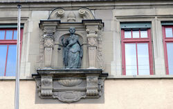  Statue der Justitia am Amtsgericht Reutlingen.  