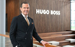  Daniel Grieder, Vorstandsvorsitzender des Modekonzerns Hugo Boss, aufgenommen in der Zentrale in Metzingen. 