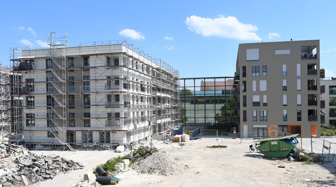 Die Reutlinger Wohnungspolitik ist - wie einst im Archivbild das Blue Village - eine Baustelle. Die Verwaltung macht Vorschläge