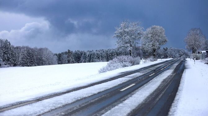 Schnee auf der Schwäbischen Alb Schnee auf der Schwäbischen Alb
