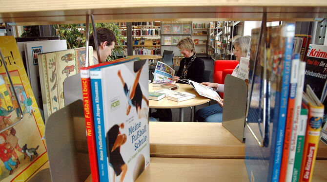 Die Türen zu dieser Aussicht in der Bibliothek Riederich öffneten sich 2023 ein halbes Jahr lang nur an zwei Tagen. Die Ausleihz