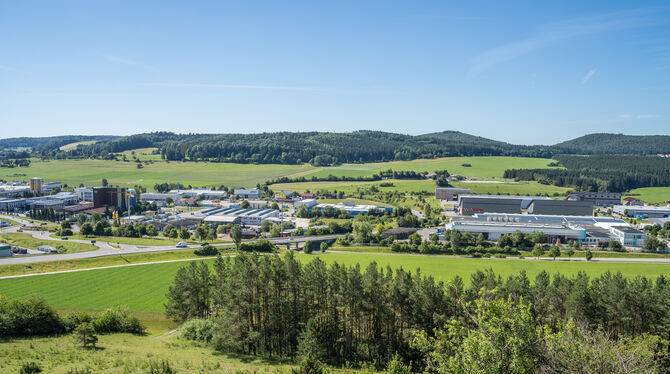 Der erste Bebauungsplan fürs Industriegebiet West stammt aus dem Jahr 1967. Seitdem wurde mehrfach erweitert. FOTO: STEINHÄUSSER