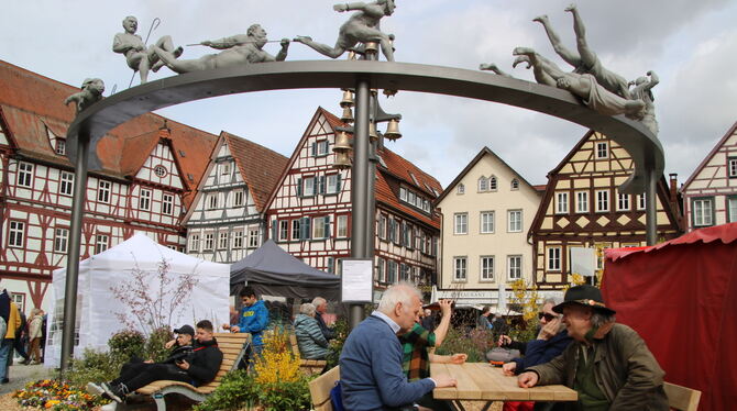 Die Veranstaltung Bad Urach blüht auf lockt zwar Gäste in die Stadt, soll aber ebenso optimiert werden wie die Möblierung des Ma