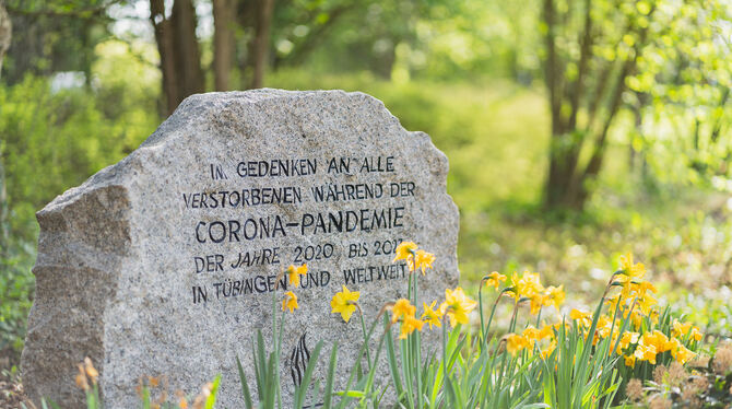 Gedenkstein auf dem Tübinger Bergfriedhof