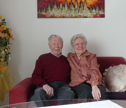 Olga und Herbert Kleinert aus Hülben sind auch nach 70 Jahren Ehe noch verliebt wie am ersten Tag. 