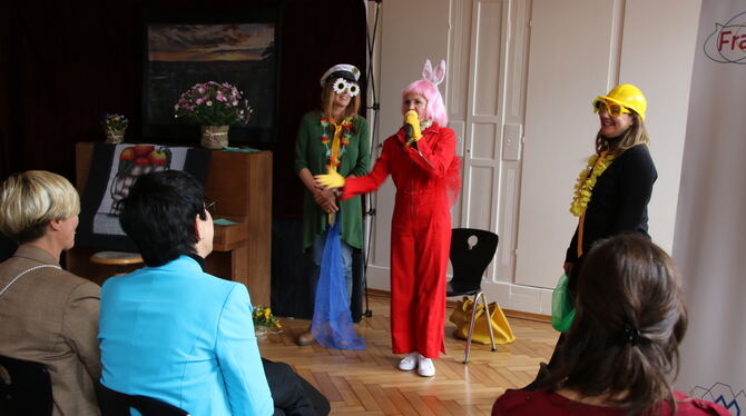 Auftakt mit Spaß: Comedian Bartuschka sorgte für Unterhaltung beim Tag von Frauen für Frauen