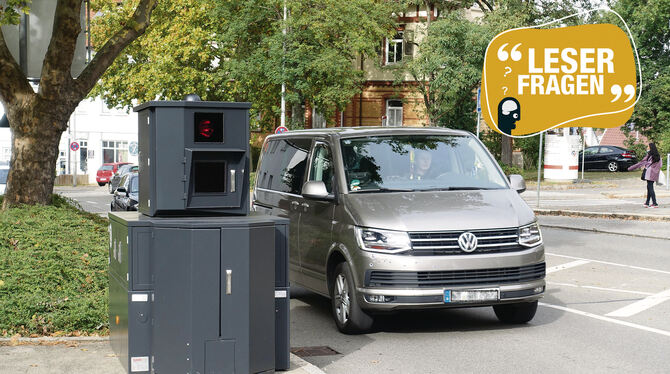 Insgesamt 15 Blitzanlagen verschiedener Bauart sind in der Stadt Reutlingen im Einsatz.