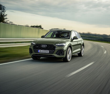 Sportlich und dynamisch unterwegs mit dem Audi Q5.  FOTOS: PR 