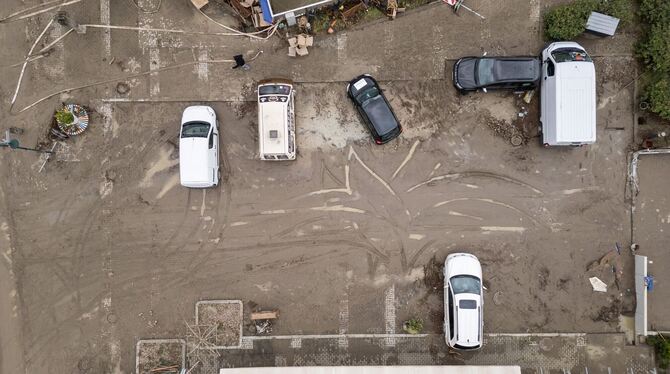 Nach dem Unwetter in Bisingen