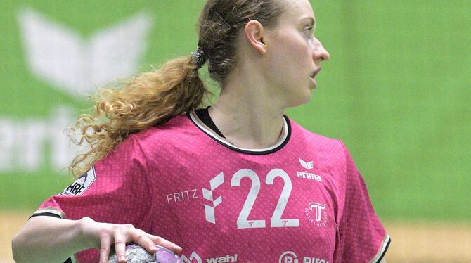 Noch zwei Spiele für die Pink Ladies: Metzingens Nationalspielerin Maren Weigel sieht ihrem Karriere-Ende entgegen.